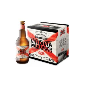 Valdivia Pale Lager 6 Botellas 500 cc